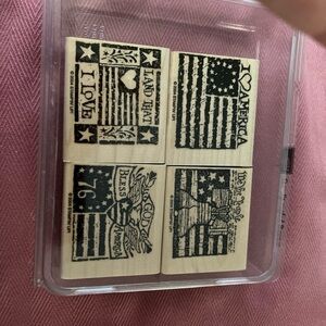 2004 Stampin Up Star Spangled Banner set